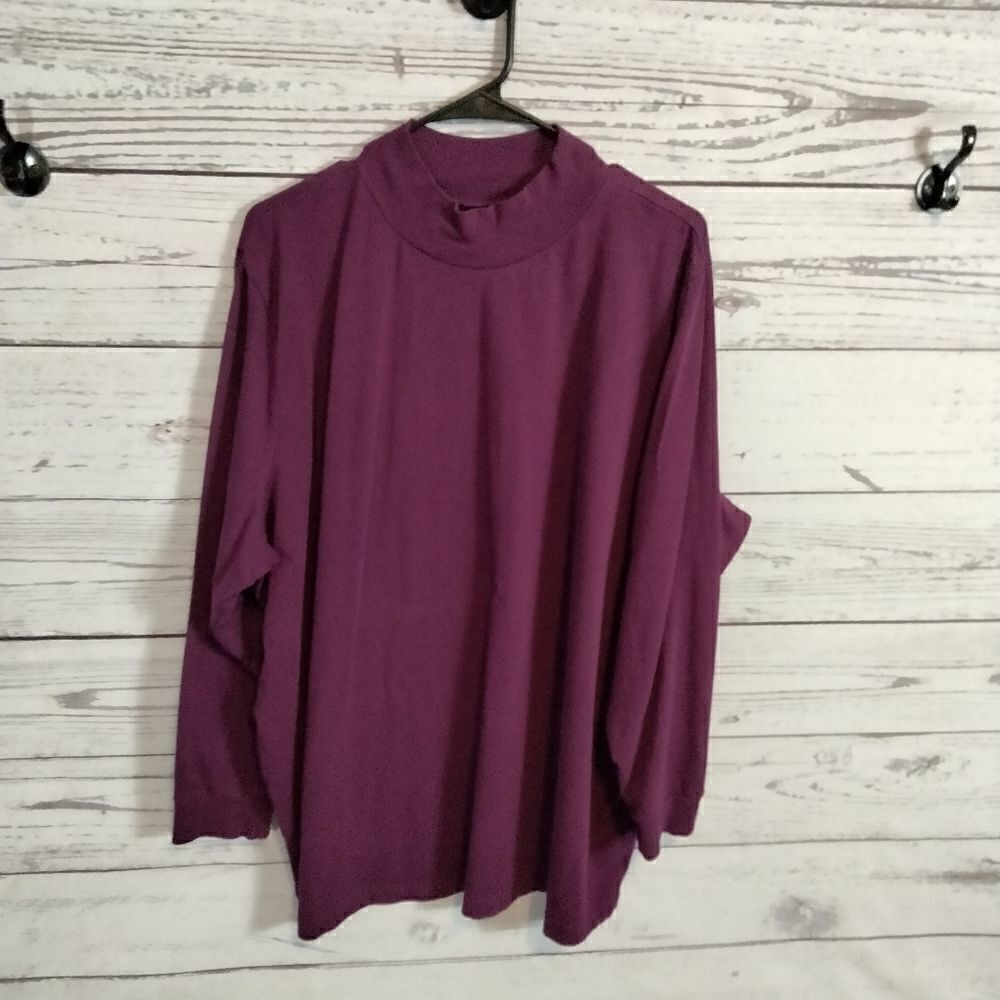 "All American Comfort" woman's long sleeve shirt - Picture 2 of 6